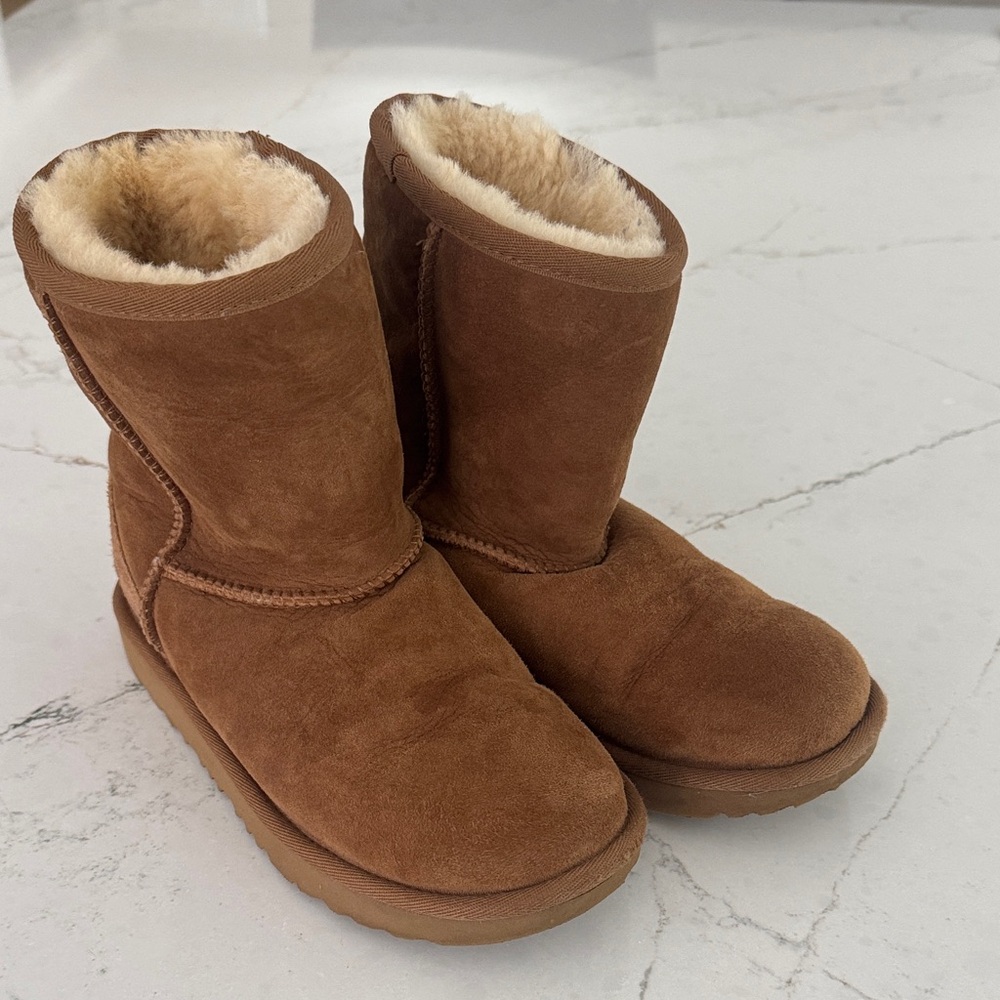 UGG Tan Sheepskin Footwear- Chestnut
